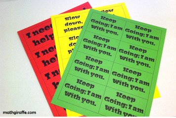 Printable Student Response Cards