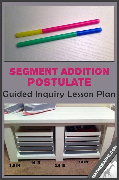 Segment Addition Postulate - A Guided Inquiry Approach
