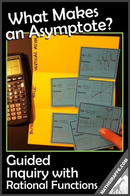 What Makes an Asymptote? Free Guided Inquiry Lesson with Rational Functions - Math Giraffe