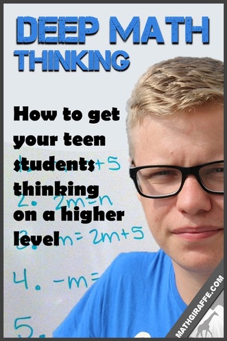 Teaching Critical Thinking in Higher Level Math Classes