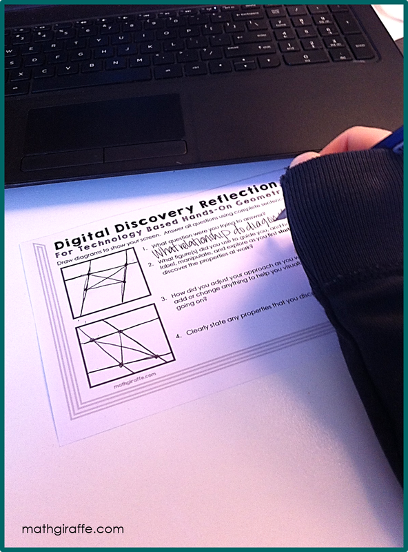 Student Recording Sheet for Digital Discovery Lessons
