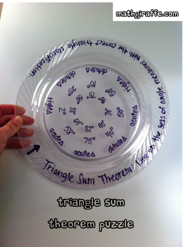 Triangle Sum Theorem - Layered Spinning Challenge Puzzle