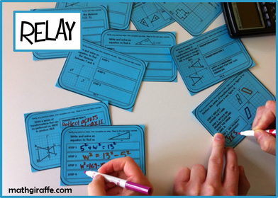 Math Review Relay