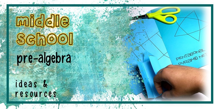 middle school pre algebra teaching ideas & lessons
