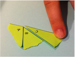 Interior Angles of a Triangle: Showing a Sum of 180 Degrees