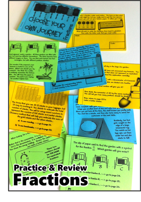 Fraction Skills Review Booklet