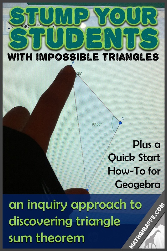 Guided Inquiry - Discovering Triangle Sum Theorem and Impossible Triangles