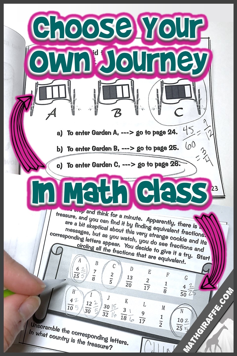 Within the story, students make choices and solve problems to lead to their next page. Differentiated, self-correcting math practice that's great for a substitute day