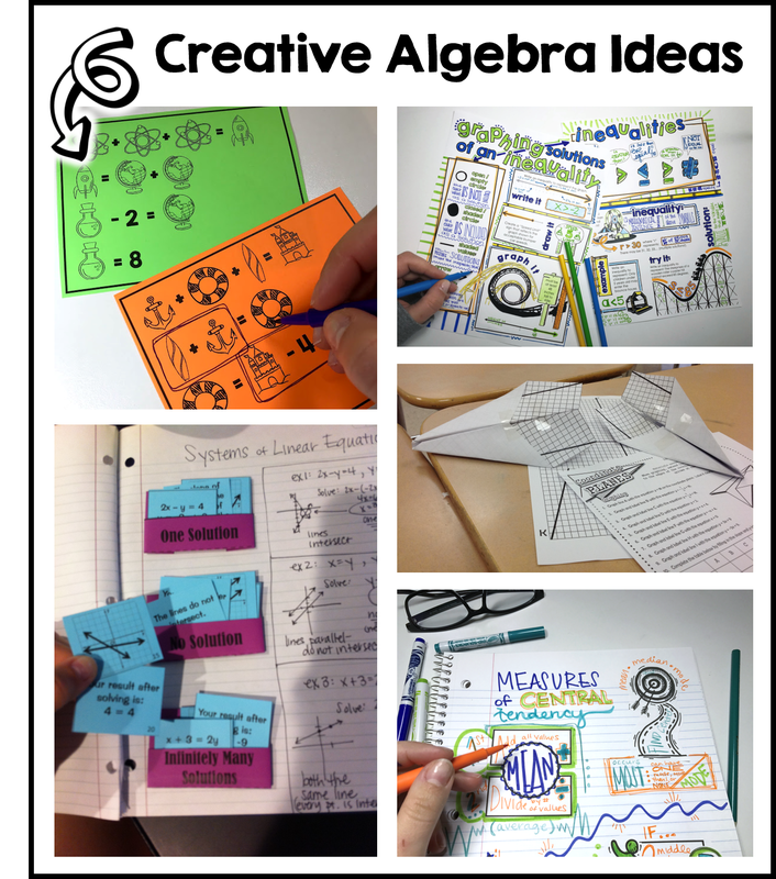 creative teaching ideas for algebra lessons