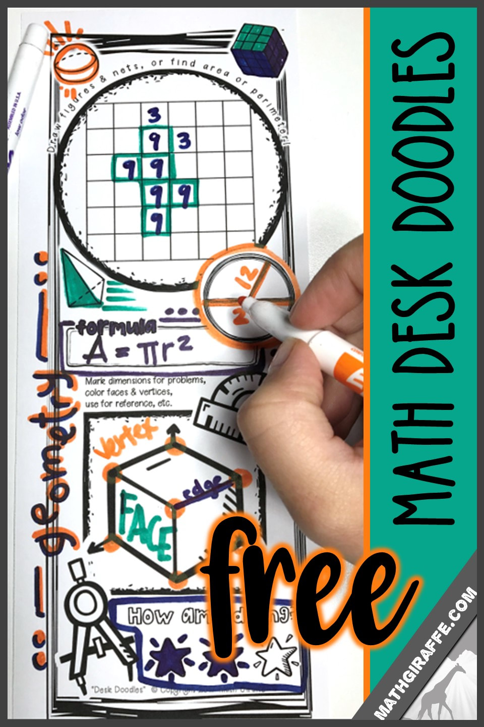 brain-based benefits of doodling in math class