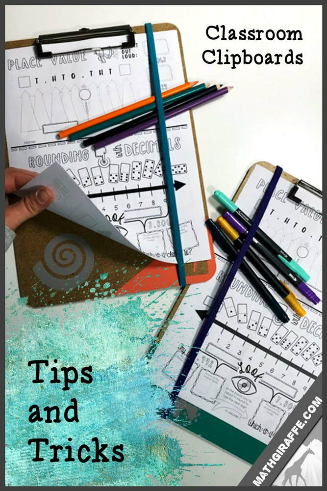 Tips for making the most of your class set of clipboards