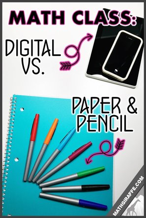Challenges with Paperless / Digital Math Classrooms vs. Math by Hand