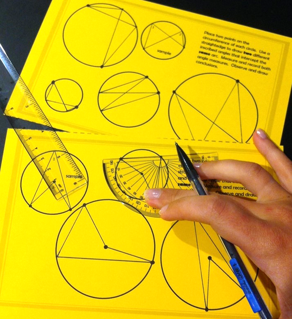 Inquiry Investigation Activity to Discover and Explore Circle Theorems