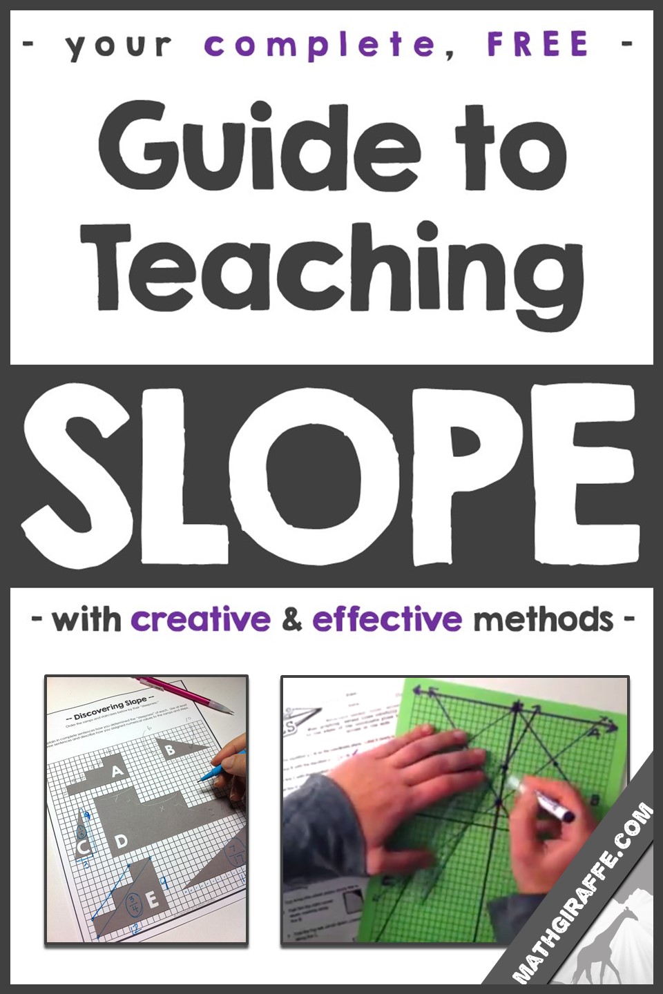 Complete, Free Guide to Teaching Slope of a Line (PDF Download)
