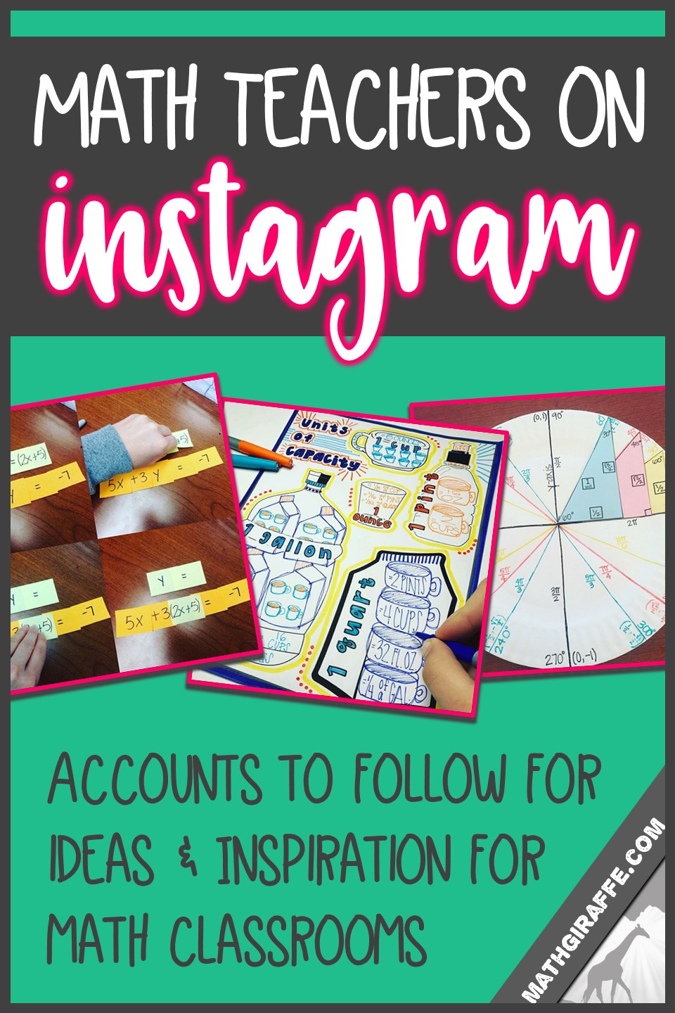 Instagram Accounts for Math Teachers to Follow for Ideas