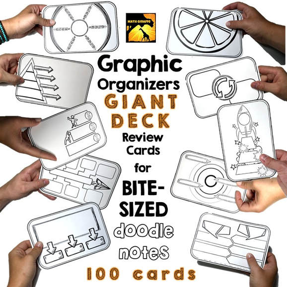 Card Deck - 100 Graphic Organizers
