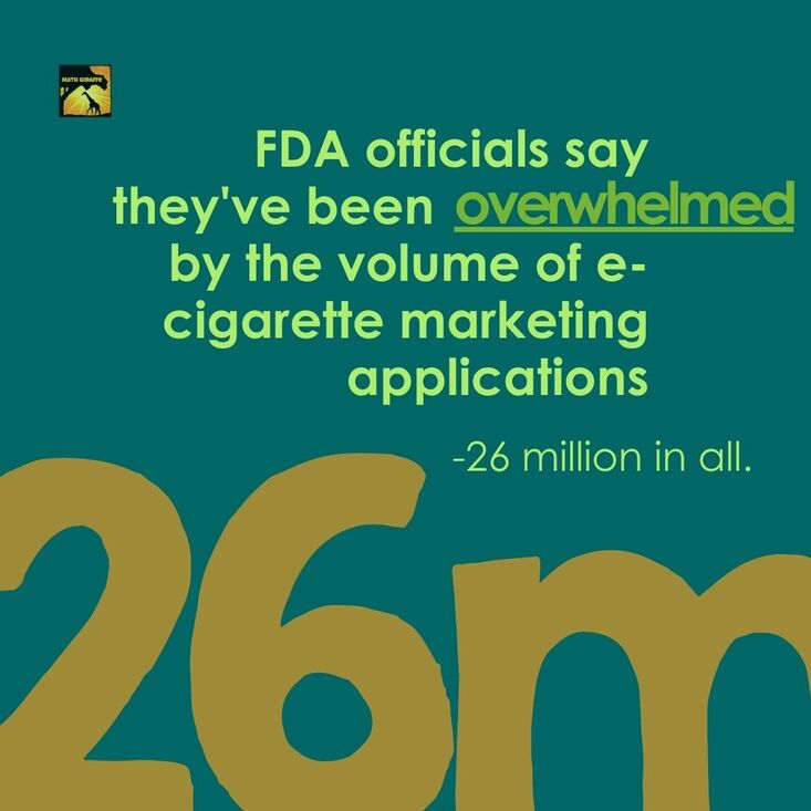FDA e-cigarettes and teenage students