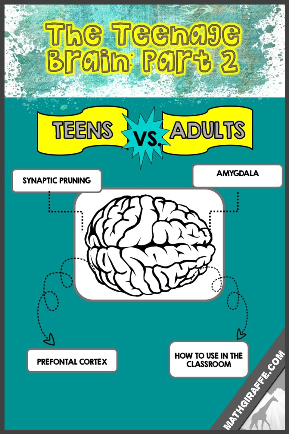Teaching teenagers more effectively with an awareness of their brain development (comparing teen and adult brains and how they think, act, and learn)
